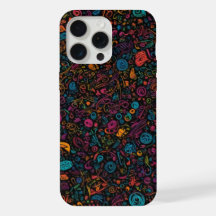 Funda para iphone 15 pro max con garabatos de colo