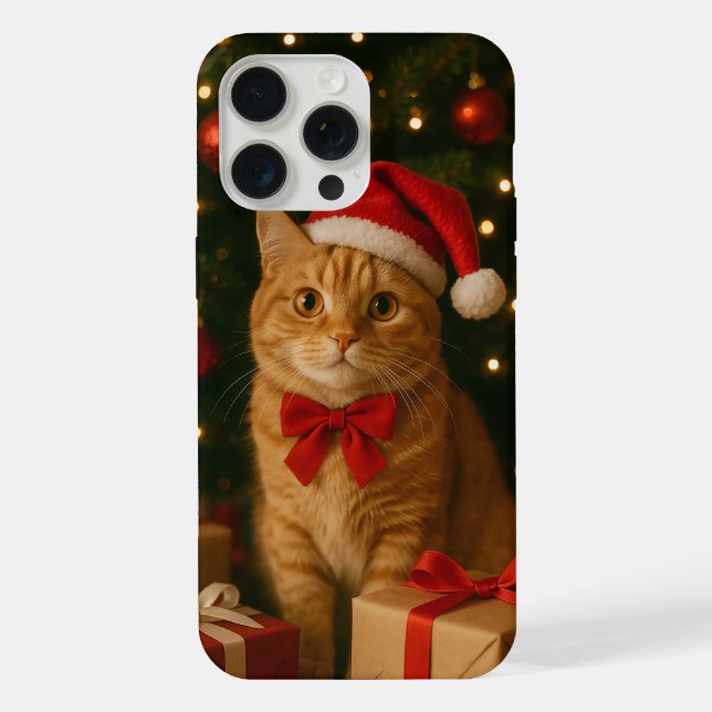 Funda para iPhone 15 Pro Max con gato de cinta de  (Reverso )