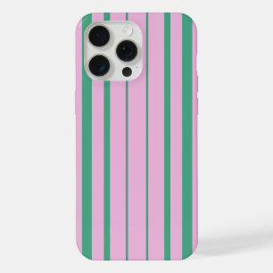 Funda para iPhone 15 Pro Max con Rayas Verdes y Ro