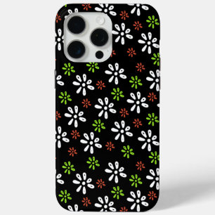 Funda para iPhone 15 Pro Max de Black Flowers