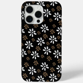 Funda para iPhone 15 Pro Max de Black Flowers