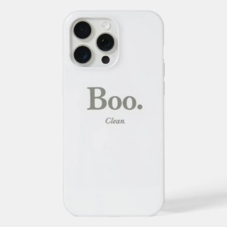 Funda para iPhone 15 Pro Max Minimalista Boo Hallo
