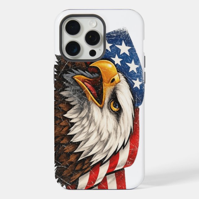 Funda para iPhone 15 Pro Max US Eagle (Reverso )