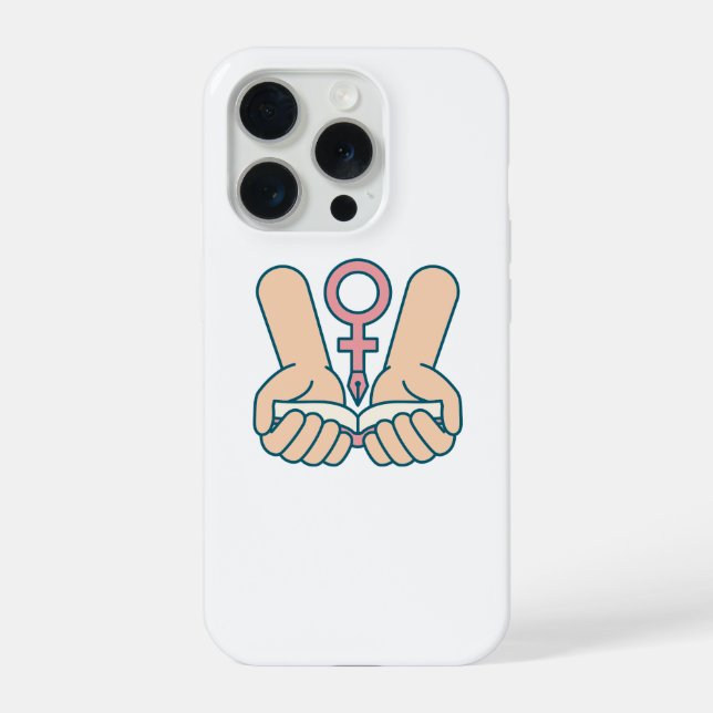 Funda para iPhone 15 Pro Protege los Derechos de l (Reverso )