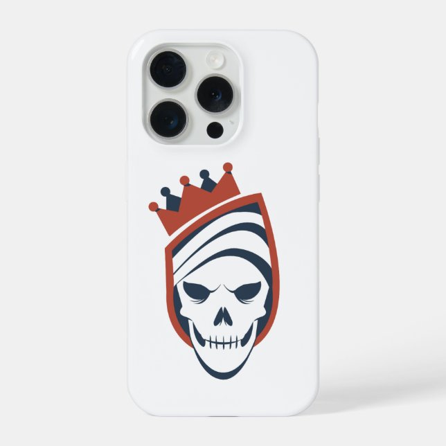 Funda para iPhone 15 Pro Royal Skull Shield (Reverso )