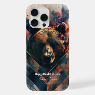 Funda para iPhone 15 ProMax Custom : Oso del Bosqu