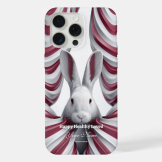 Funda para iPhone 15 Saltador Caprichoso: Conejo A