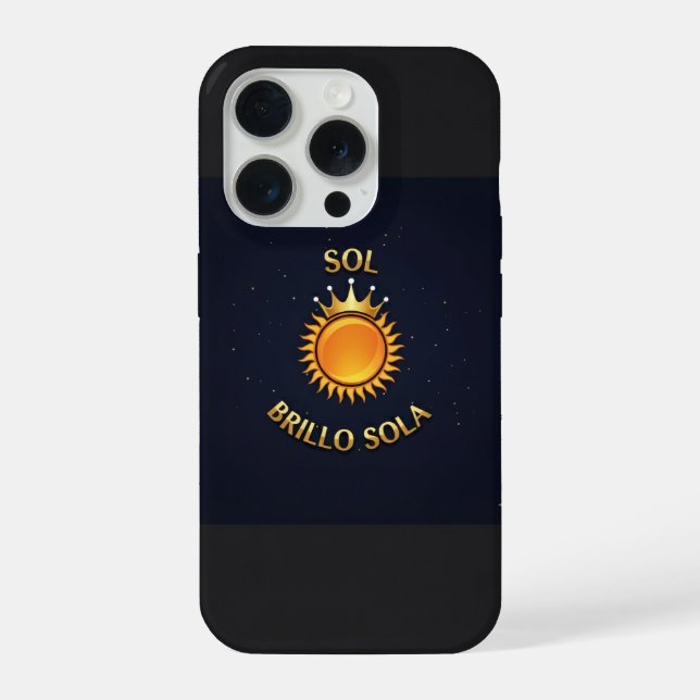 Funda para iPhone 15 Sol Brillo Sola – Protección  (Reverso )