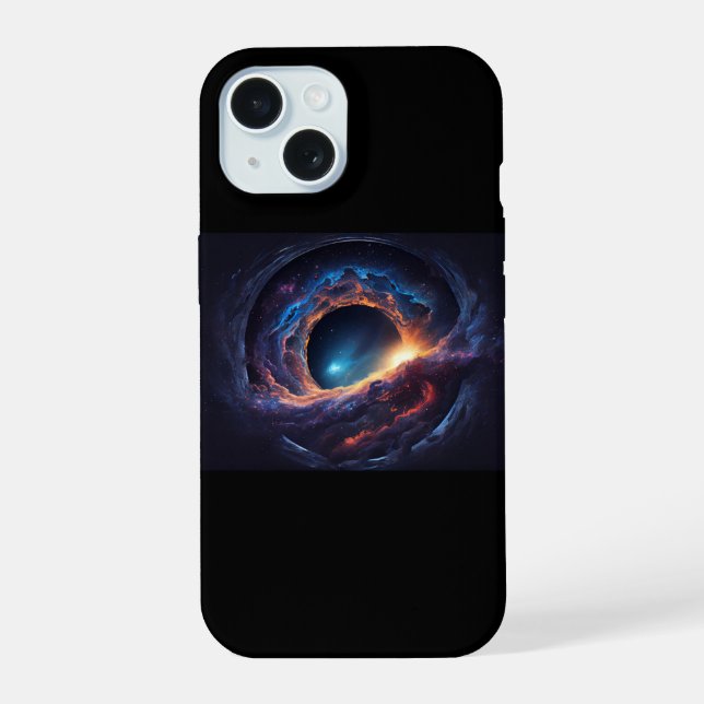 Funda para iPhone 15 "Sueños Galácticos" Universo  (Reverso )