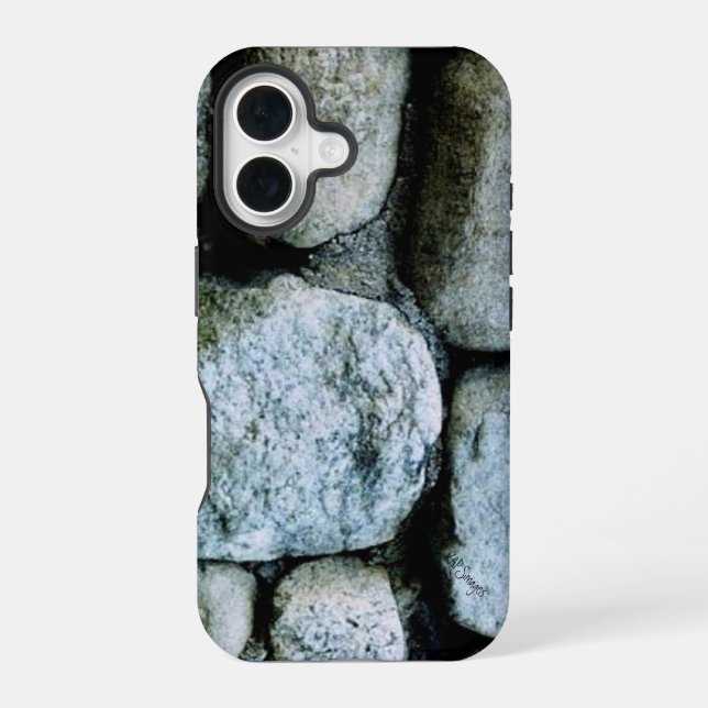 Funda Para iPhone 16 3D Sólido como una Roca (Reverso )