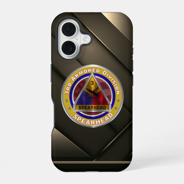 Funda Para iPhone 16 3ra División Acorazada  (Reverso )
