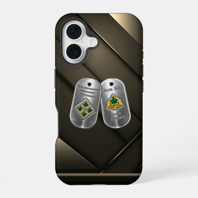 Funda Para iPhone 16 4ta División de Infantería  (Reverso )