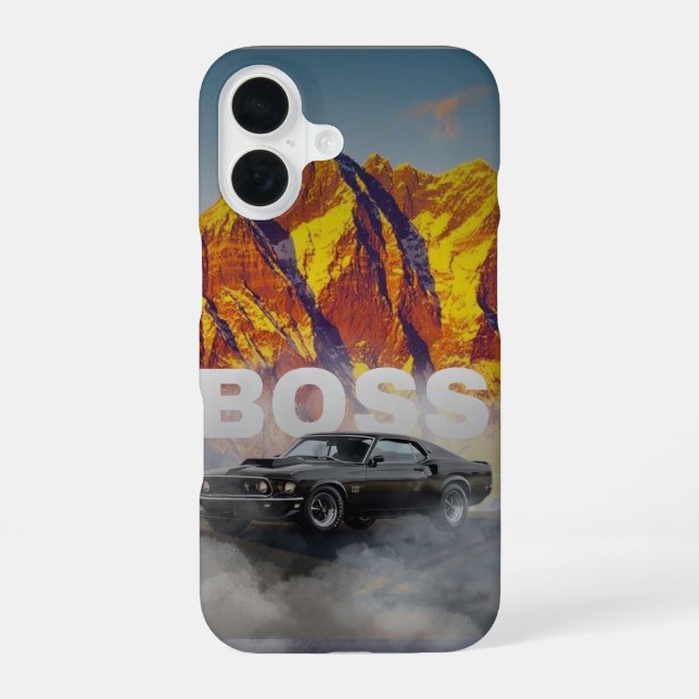 Funda Para iPhone 16 90's Muscle Car Phone Case Design (Reverso )