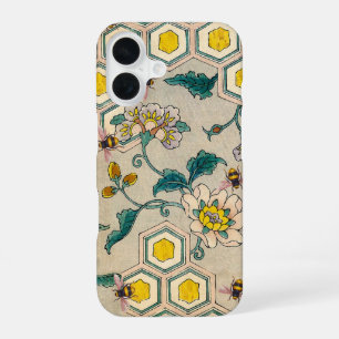 FUNDA PARA iPhone 16 ABEJORROS, COLMENAS, FLORES DE PRIMAVERA APICULTOR