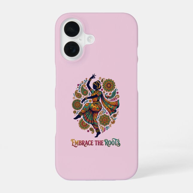 Funda Para iPhone 16 Abraza el baile de raíces (Reverso )