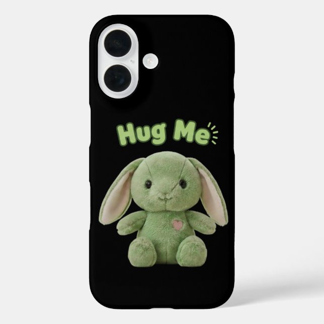 Funda para iPhone 16 Abrázame Conejito (Reverso )