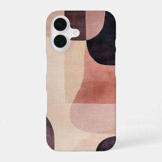 Funda Para iPhone 16 Abstracción en tonos terrosos