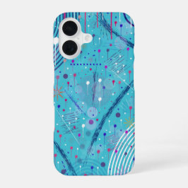 Funda Para iPhone 16 Abstract Art: Sparklers in the Sky