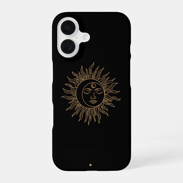 Funda Para iPhone 16 Abstract Sun Art – Vibrant and Modern Design for i (Reverso )