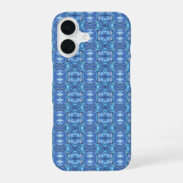 Funda Para iPhone 16 Abstract Symphony in Blue 2