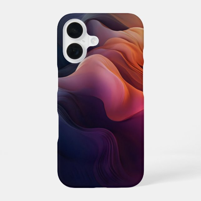 Funda Para iPhone 16 Abstract Wave Colorful (Reverso )