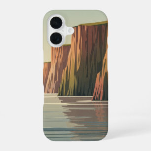 Funda Para iPhone 16 Acantilados Costeros Vintage