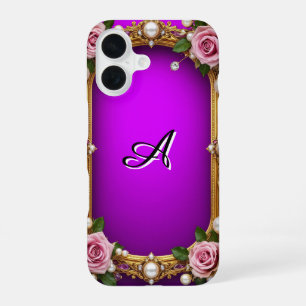 Funda Para iPhone 16 Accesorios de joyería de rosas románticas regalo b