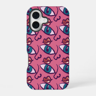 Funda Para iPhone 16 Acerca de la Cara - Ojos Nariz Boca Labios Cara