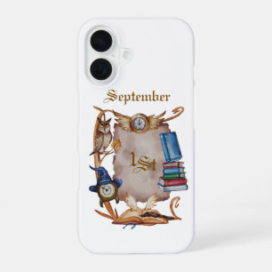 Funda Para iPhone 16 Acuarela Mágica de Regreso a Clases