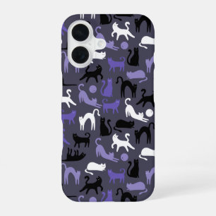 Funda Para iPhone 16 Adorables polos de gato de yoga curado