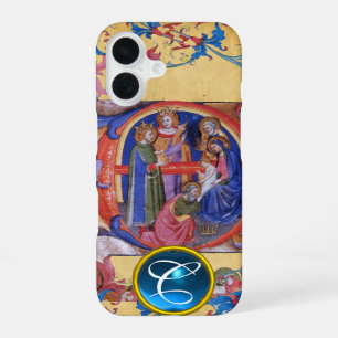 FUNDA PARA iPhone 16 ADORACIÓN DE LOS REYES MAGOS PARCHÉ CHRISTMAS MONO