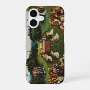 Funda Para iPhone 16 Adoración del Cordero Místico de Jan van Eyck Arte