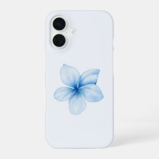 Funda Para iPhone 16 Aesthetic baby blue flower