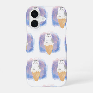 Funda Para iPhone 16 agua de gato helado