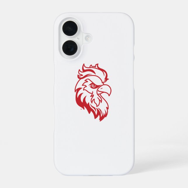 Funda Para iPhone 16 Aguila Roja de la Universidad Estatal de Jacksonvi (Reverso )