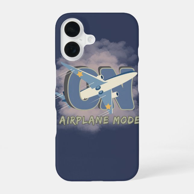 Funda Para iPhone 16 Airplane Mode ON – Funny Travel (Reverso )