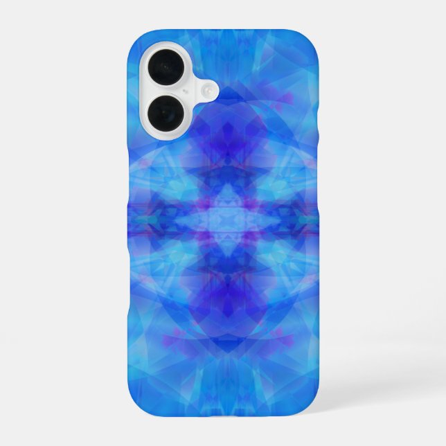 Funda Para iPhone 16 Alas Azules (Reverso )