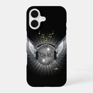 Funda Para iPhone 16 Alas de bola de disco
