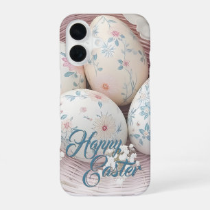 Funda Para iPhone 16 Alegría suave de Pascua con motivos florales
