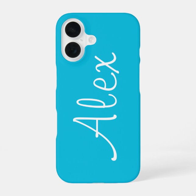 Funda Para iPhone 16 Allure Aqua (Reverso )