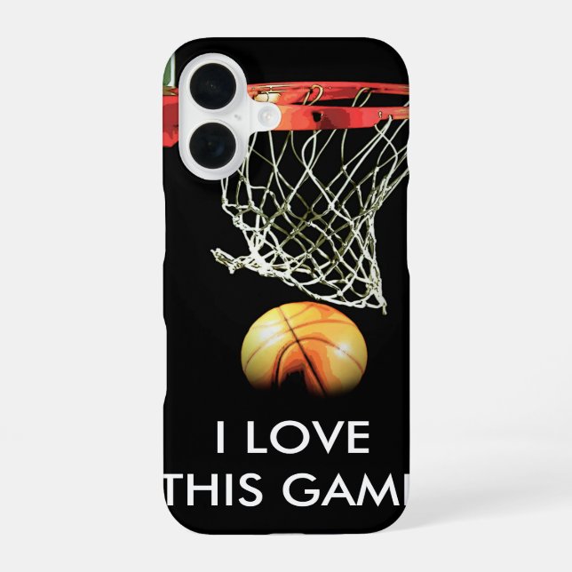 Funda Para iPhone 16 Ama Baloncesto (Reverso )
