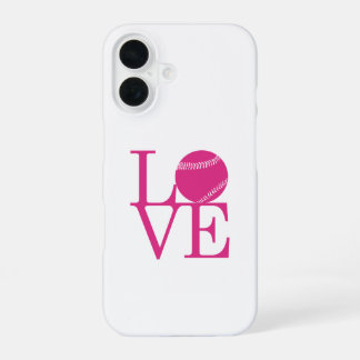 Funda Para iPhone 16 Amar el béisbol