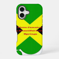 Amo Jamaica | Arte de tipografía de bandera audaz