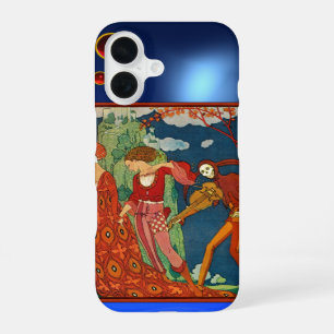 Funda Para iPhone 16 AMOR, DESEO Y MUERTE GEMAS ROJAS AZULES Fantasía