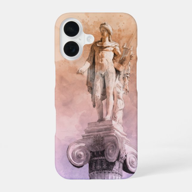 Funda Para iPhone 16 Ancient Greek Apollo Statue – Classical Mythology  (Reverso )