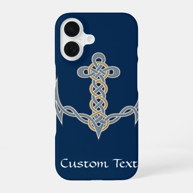Funda Para iPhone 16 Ancla Celta 1 (Reverso )