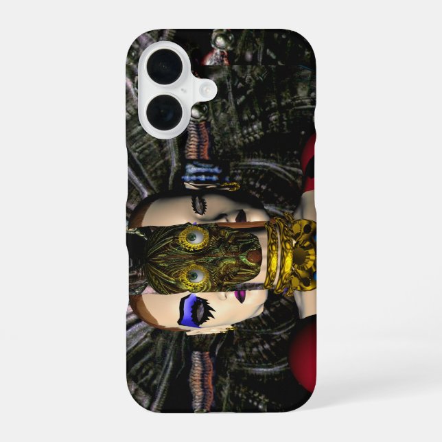 Funda Para iPhone 16 ANDROID XENIA SPACESHIP PILOT Science Ficción (Reverso )