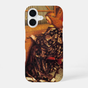 Funda Para iPhone 16 ÁNGEL DE NAVIDAD QUE TOCA EL ÓRGANO /Música