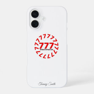 Funda Para iPhone 16 Ángel número 777 - Crecimiento espiritual y suerte