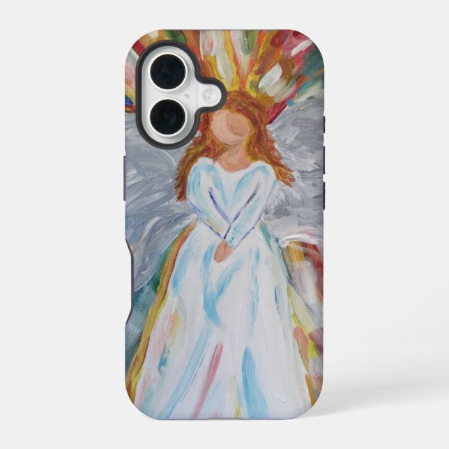 Funda Para iPhone 16 Ángel único  (Reverso )